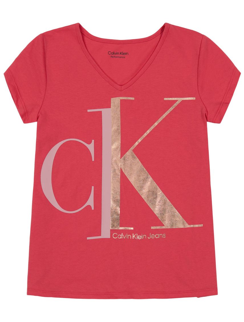 Remera con monograma para niña