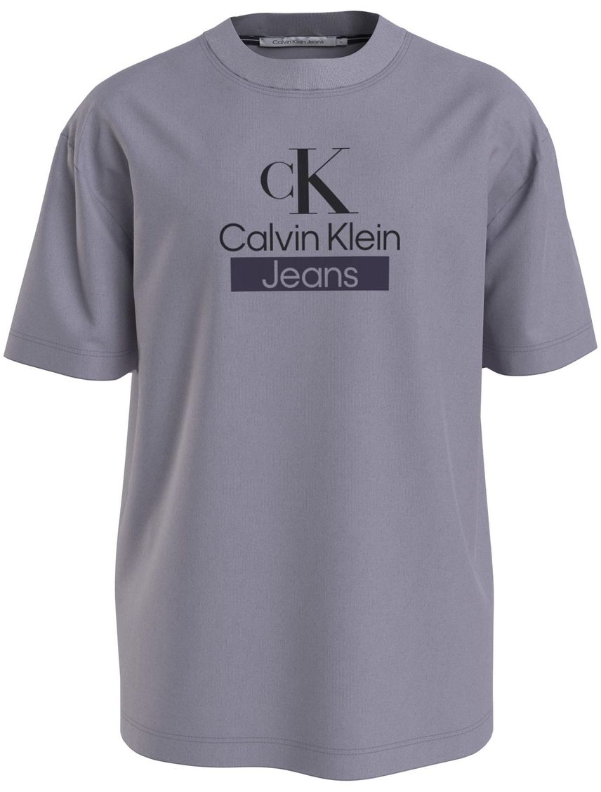 Remera relaxed con logotipo