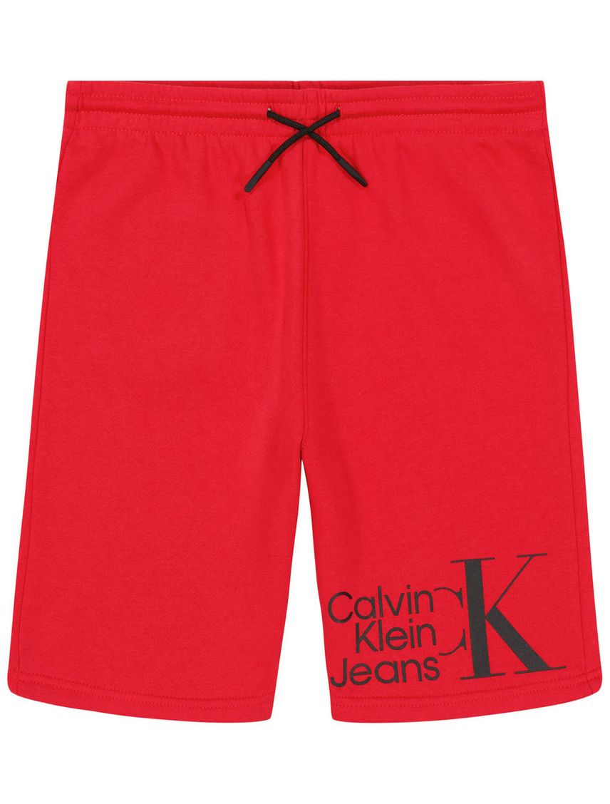 Short para niño con logo horizontal