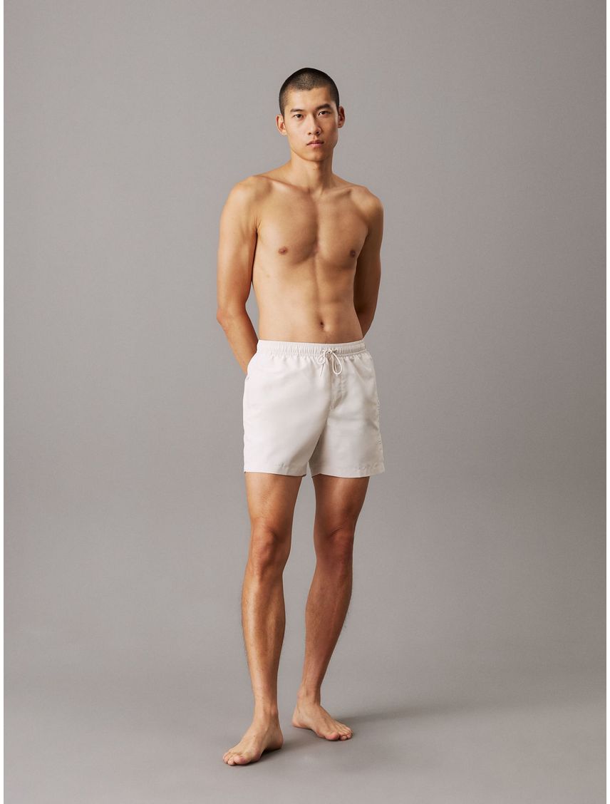 Traje de baño de largo medio con cordón - Logo Embroidery