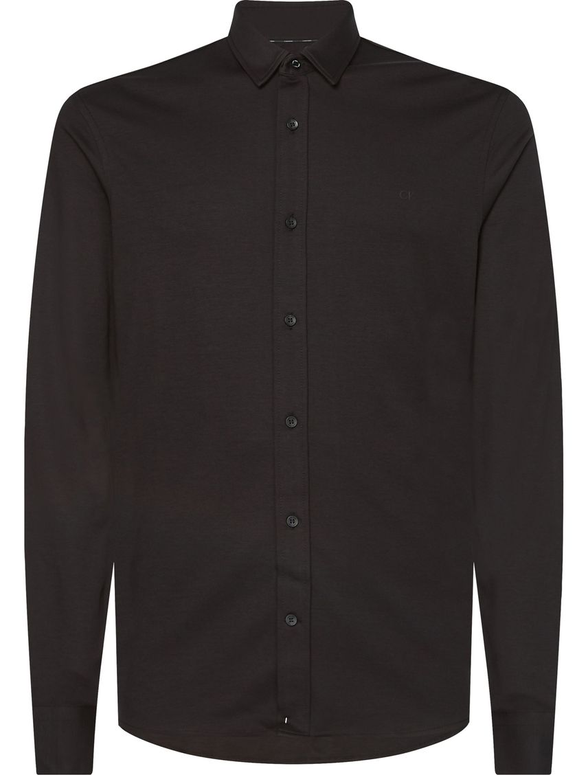 Camisa slim manga larga con bolsillo