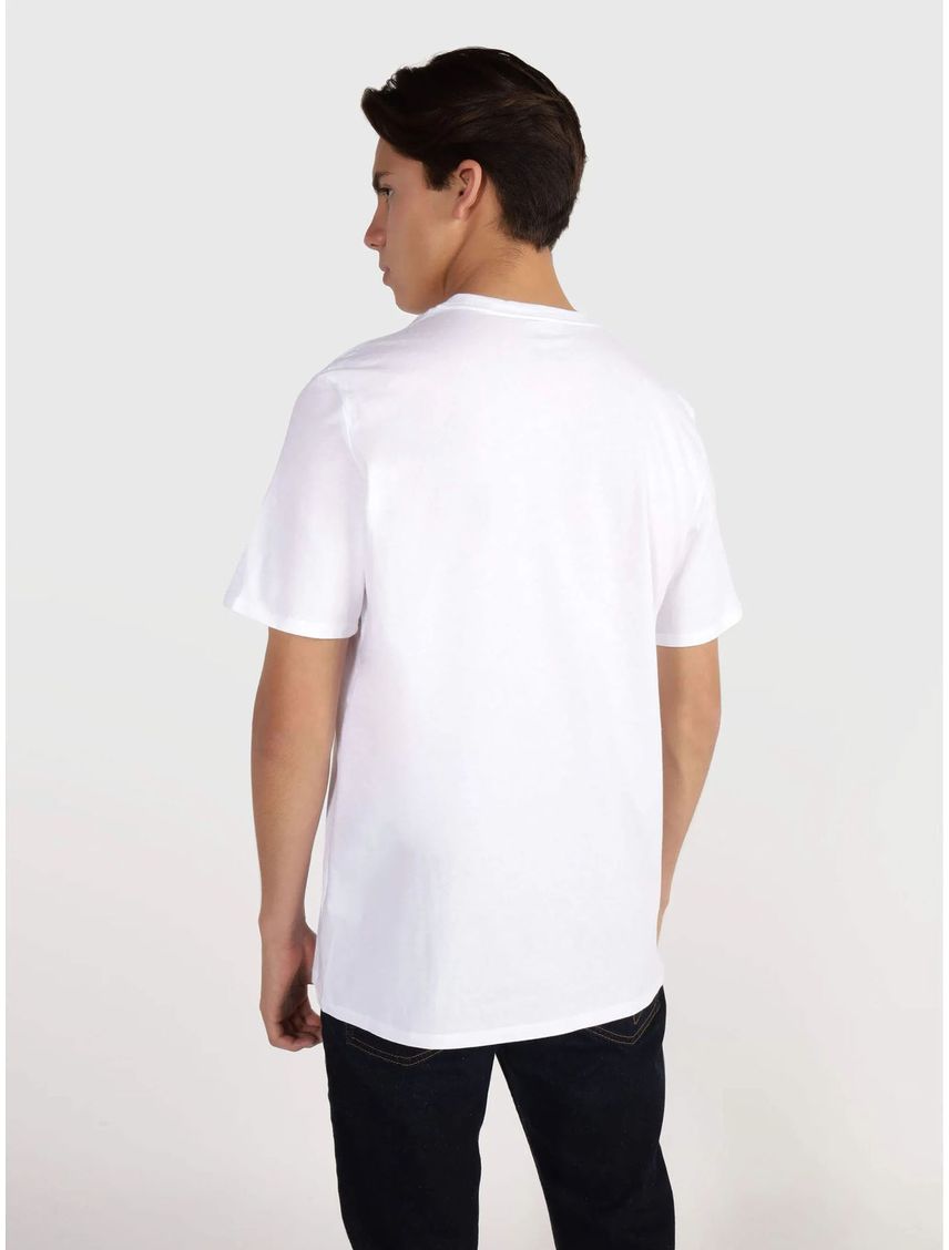 Remera clásica con logotipo outline