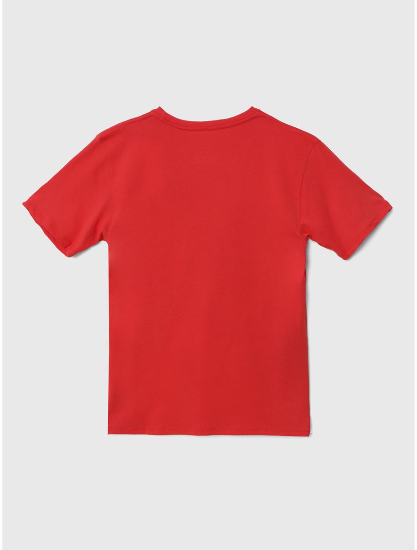 Remera con logo estampado multidireccional