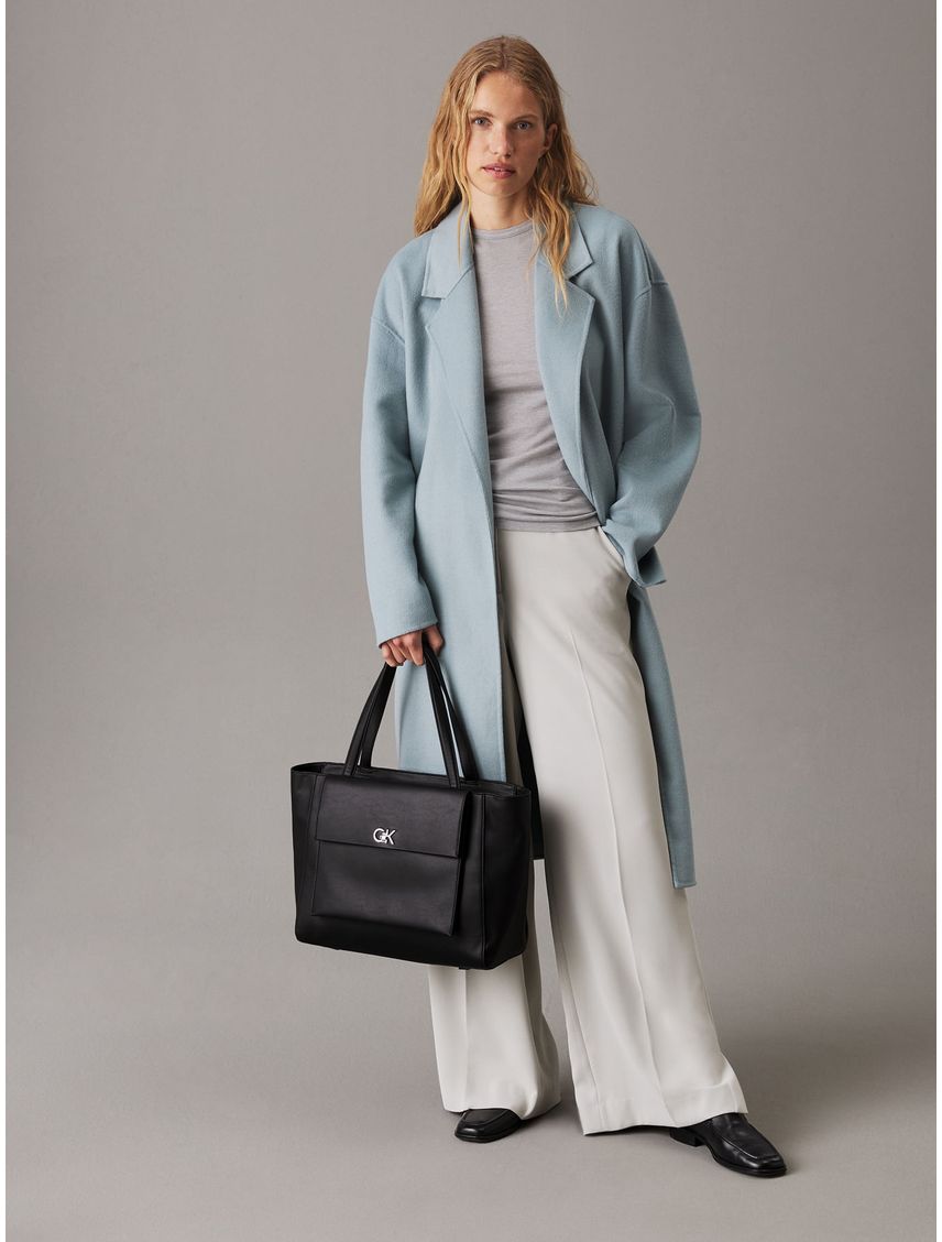 Cartera tote con bolsillo externo - TALLA:OS