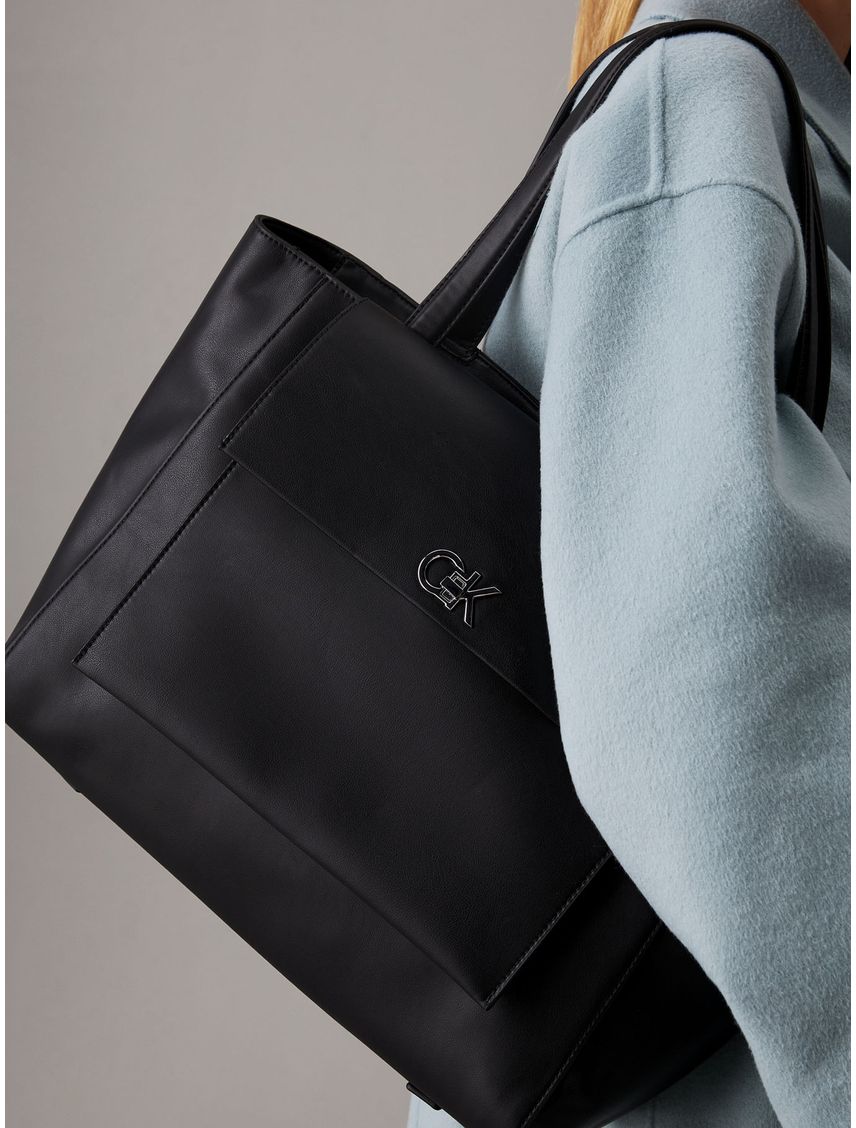 Cartera tote con bolsillo externo - TALLA:OS